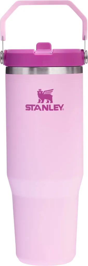 Stanley  The Iceflow Flip Straw Pipetli Pembe Termos Bardak 0,89 Lt  
