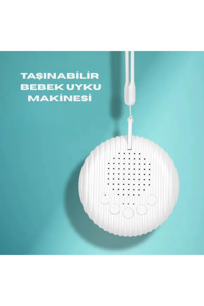 Taşınabilir Şarjlı Beyaz Gürültü Makinesi – Bebek Uyku Sesi,Beyaz Gürültü ve Doğa Sesleri