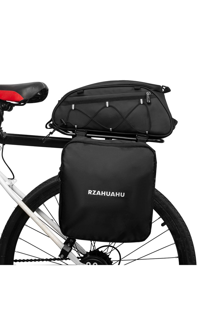 3'ü 1 Arada Su Geçirmez Bisiklet Bagaj Çantası - Raf Ve Yan Çantalar Dahil