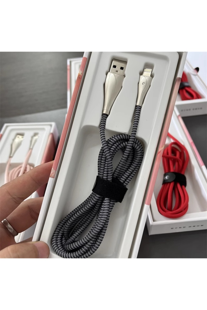 1 Metre Lightning Şarj Aleti - Dayanıklı Örgülü (Yeşil)