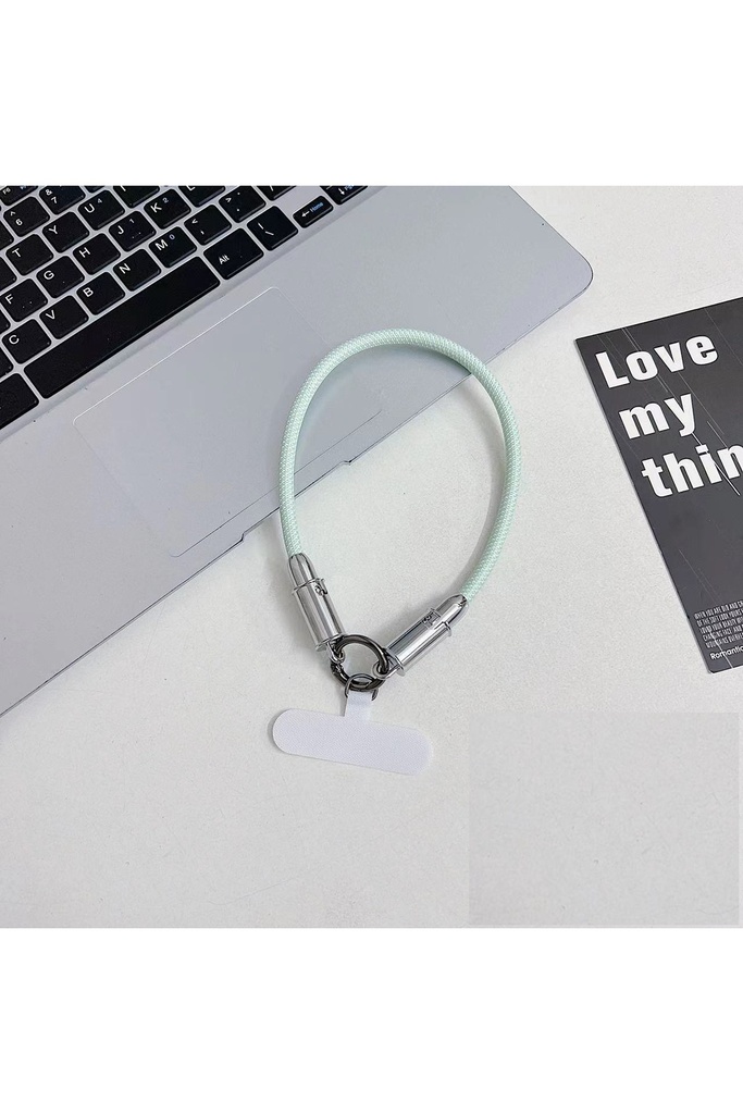 Type-C to Type-C Örgü Boyun Askılı Veri ve Şarj Kablosu