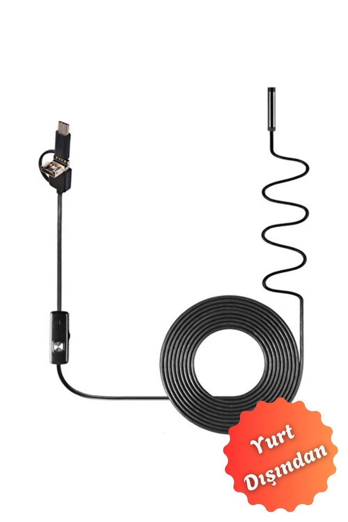 3-ı-1 Endüstriyel Endoskop Yılan Kamerası